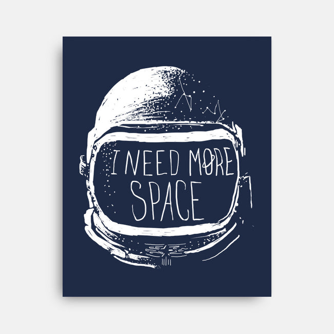 Never Date An Astronaut-none stretched canvas-Katie Campbell