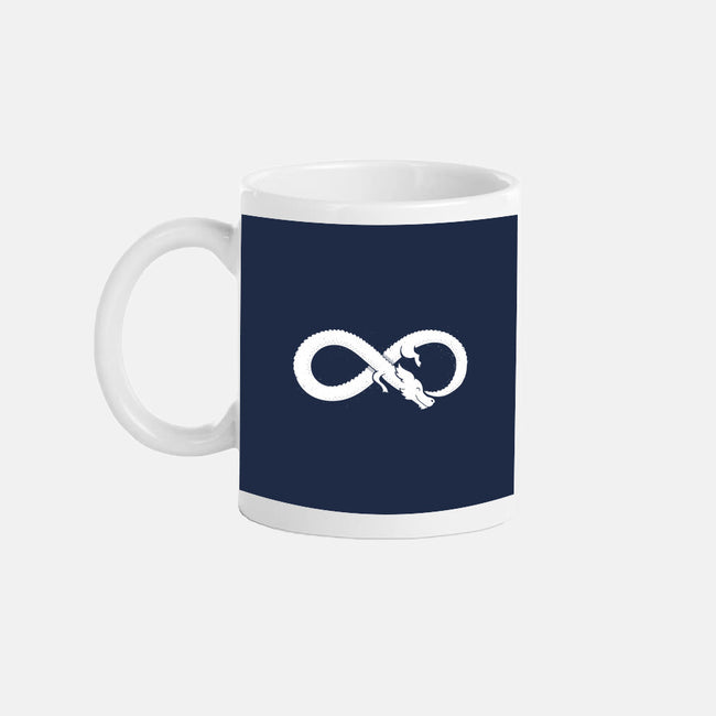 Never Ends-none glossy mug-DinoMike