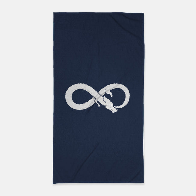 Never Ends-none beach towel-DinoMike