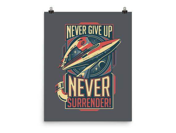 Never Surrender!