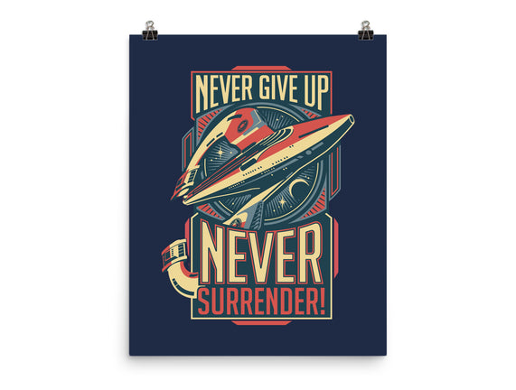 Never Surrender!