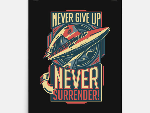 Never Surrender!