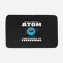 Never Trust An Atom!-none memory foam bath mat-Blue_37