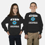 Never Trust An Atom!-youth crew neck sweatshirt-Blue_37