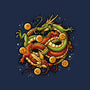Neverending Dragonz-none removable cover w insert throw pillow-Letter_Q