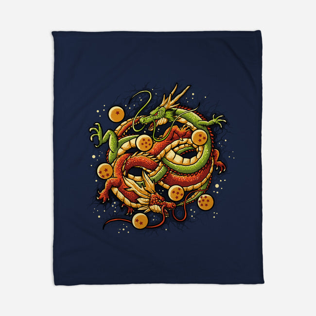 Neverending Dragonz-none fleece blanket-Letter_Q