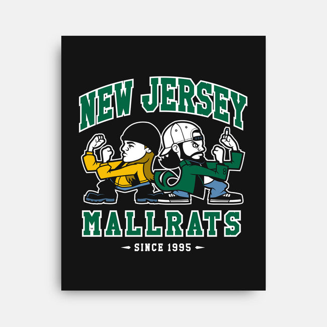 New Jersey Mallrats-none stretched canvas-Nemons