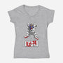 Newtype Generation-womens v-neck tee-Latvilous