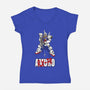 Newtype Generation-womens v-neck tee-Latvilous