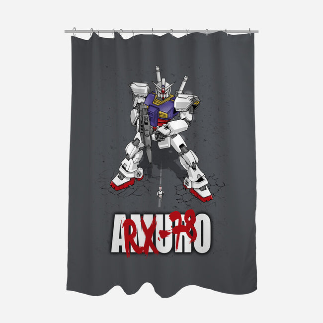 Newtype Generation-none polyester shower curtain-Latvilous