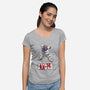 Newtype Generation-womens v-neck tee-Latvilous