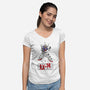 Newtype Generation-womens v-neck tee-Latvilous