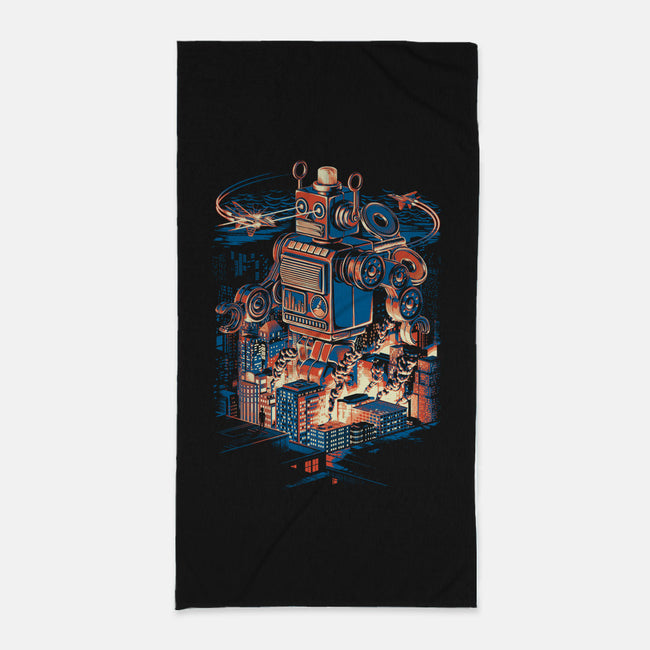 Night of the Toy-none beach towel-Ramos