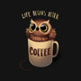 Night Owl-none non-removable cover w insert throw pillow-BlancaVidal