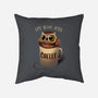 Night Owl-none non-removable cover w insert throw pillow-BlancaVidal