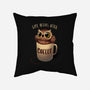 Night Owl-none removable cover throw pillow-BlancaVidal
