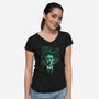 Night Terror-womens v-neck tee-dandingeroz