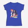 Nightwatch-womens v-neck tee-KindaCreative