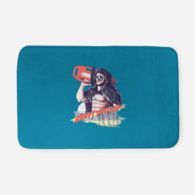 Nightwatch-none memory foam bath mat-KindaCreative