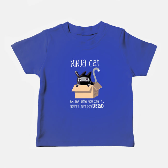 Ninja Cat-baby basic tee-BlancaVidal