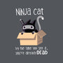 Ninja Cat-none removable cover throw pillow-BlancaVidal