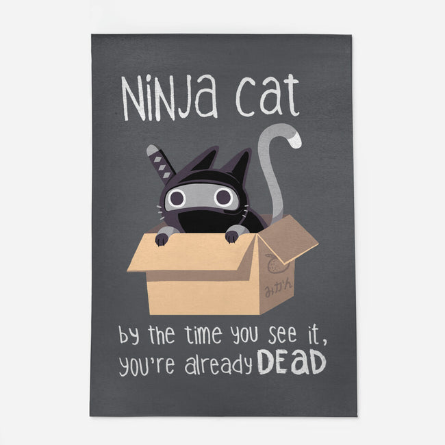 Ninja Cat-none outdoor rug-BlancaVidal