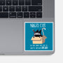 Ninja Cat-none glossy sticker-BlancaVidal