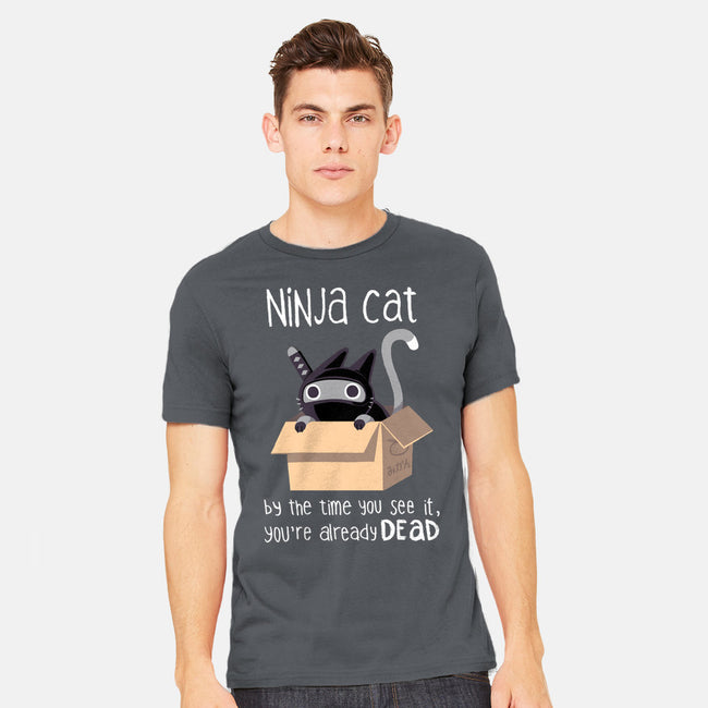 Ninja Cat-mens heavyweight tee-BlancaVidal
