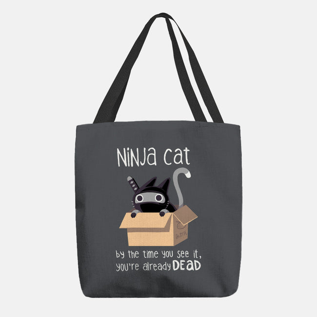 Ninja Cat-none basic tote-BlancaVidal