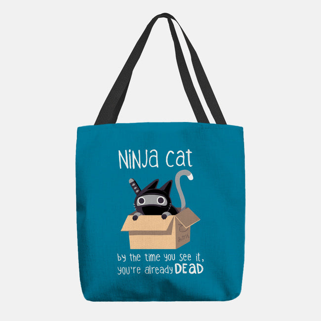 Ninja Cat-none basic tote-BlancaVidal