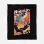 Ninjesus-none fleece blanket-Mathiole