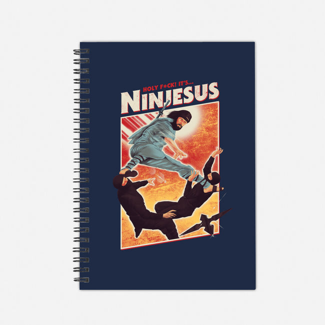 Ninjesus-none dot grid notebook-Mathiole