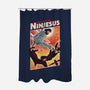 Ninjesus-none polyester shower curtain-Mathiole