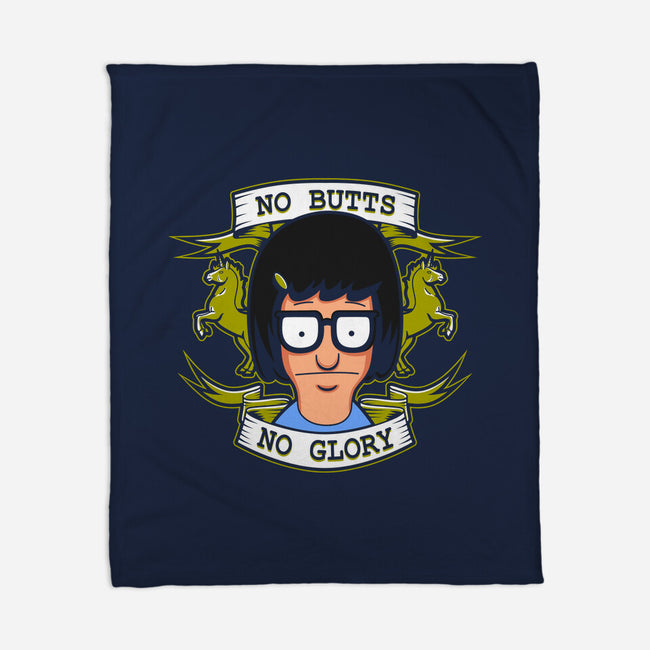 No Butts, No Glory-none fleece blanket-Boggs Nicolas