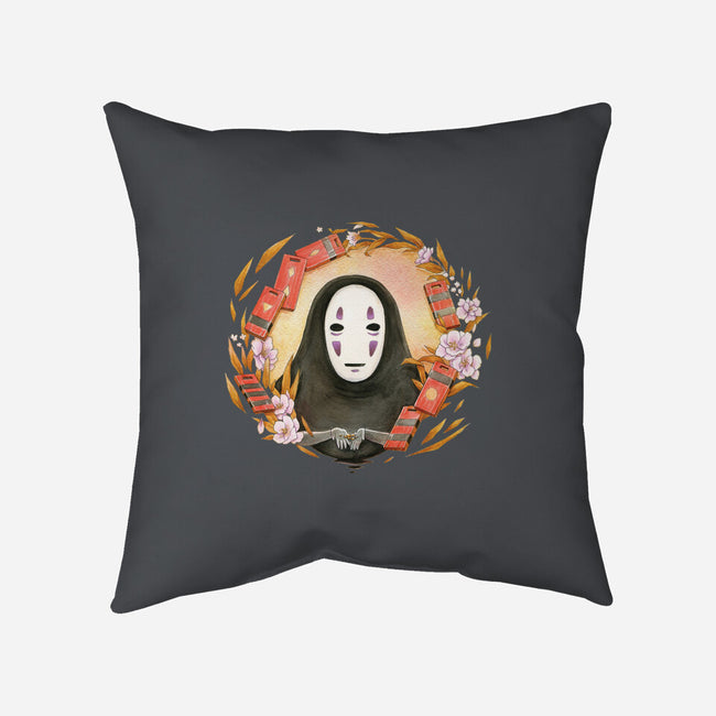 No Face-none removable cover w insert throw pillow-Cinnamoron