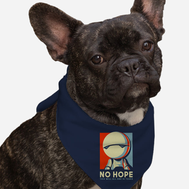 No Hope-dog bandana pet collar-BlancaVidal