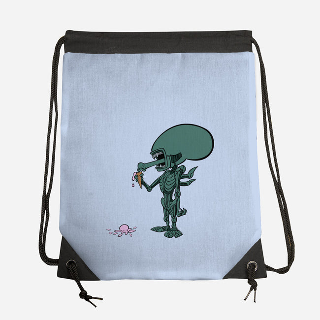 No One Can Hear Ice-Cream-none drawstring bag-pscof42