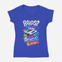 No Roads-womens v-neck tee-risarodil