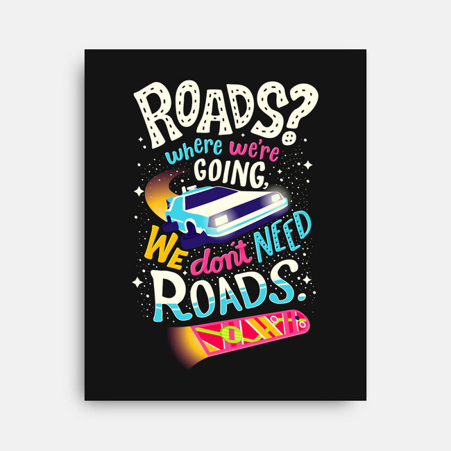 No Roads-none stretched canvas-risarodil