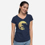 Noh! Noh! Noh!-womens v-neck tee-maped
