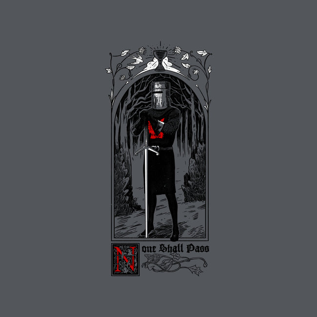 None Shall Pass-none removable cover w insert throw pillow-Mathiole