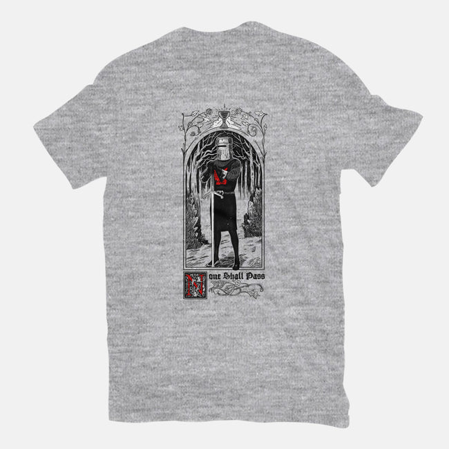 None Shall Pass-womens fitted tee-Mathiole