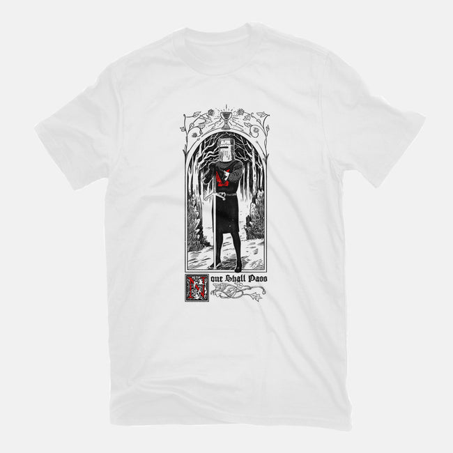 None Shall Pass-mens heavyweight tee-Mathiole