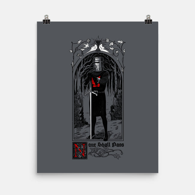 None Shall Pass-none matte poster-Mathiole