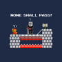 None Shall Pass Including Plumbers-none glossy sticker-RyanAstle