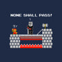 None Shall Pass Including Plumbers-none removable cover w insert throw pillow-RyanAstle