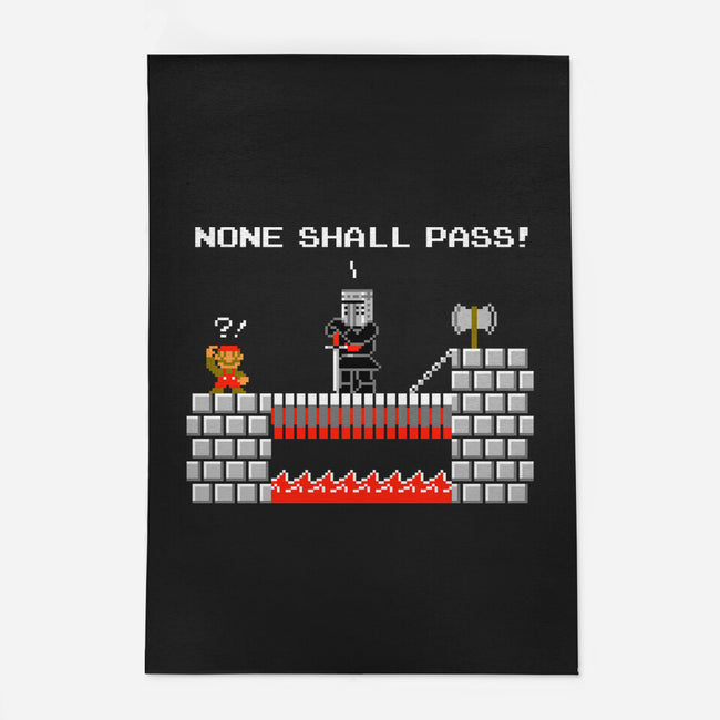 None Shall Pass Including Plumbers-none outdoor rug-RyanAstle