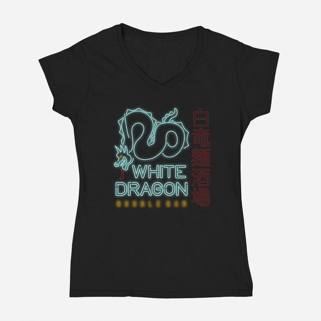 Noodle Bar-2019-womens v-neck tee-Beware_1984