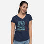 Noodle Bar-2019-womens v-neck tee-Beware_1984