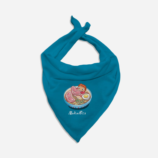 Noodle Swim-cat bandana pet collar-vp021